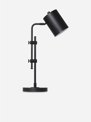 Adjustable Utility Lamp Black 58.5cm