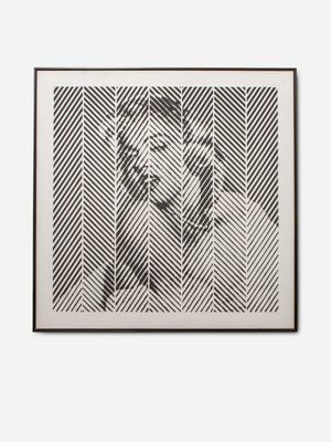 Framed Handpainted Marilyn Wall Art 100cm