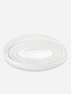 Le Creuset Oval Spoon Rest White