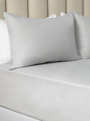 Everynight Cotton Fitted Sheet Silver