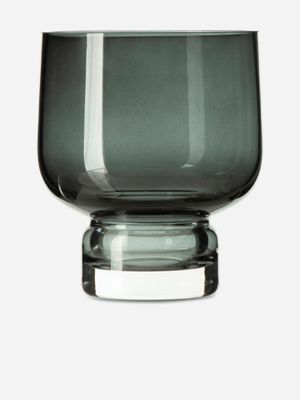 Hourglass Votive Candle Holder Black 10.5cm