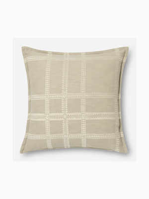 cross pattern scatter cushion 55x55cm