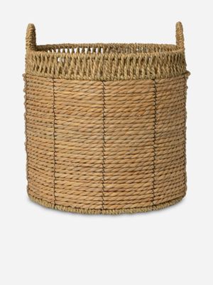 Rush Storage Basket Natural 32 x 35cm