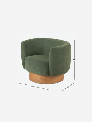 Penelope Swivel Chair Green