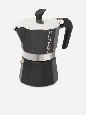 Pedrini Aroma Coffee Maker 3 Cups Black