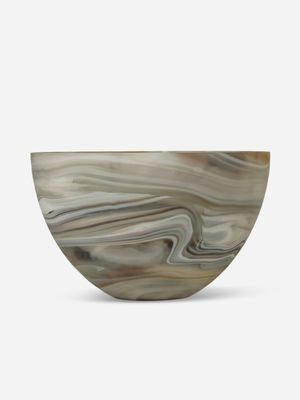 Swirl Artisanal Glass Bowl Large