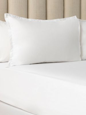 Granny Goose Most Breathable 200 Thread Count Cotton Fitted Sheet White