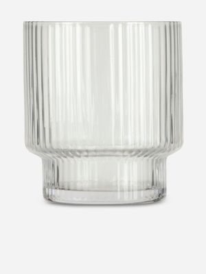 Lisa Fluted Tumbler Glass Clear