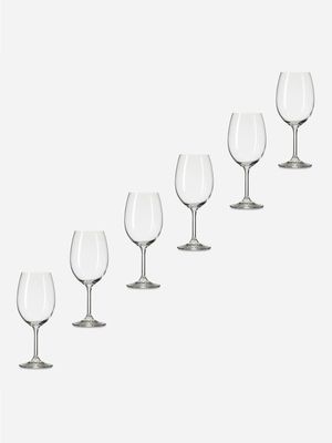 Lara Crystal White Wine Glass Set of 6 350ml