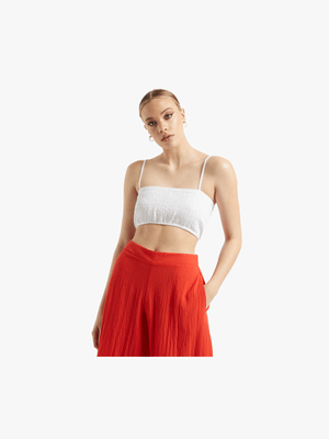 Y&G Smocked Bandeau Top