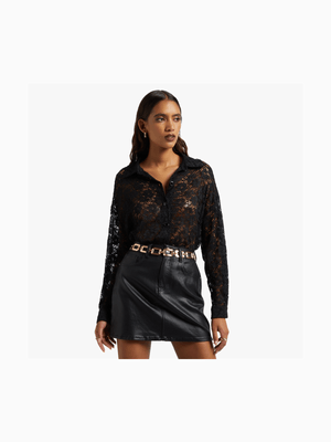 Lace Long Sleeve Shirt