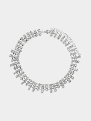 Diamante Choker Necklace - Jewellery