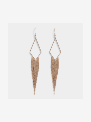 Disco Fringe Drop Earrings