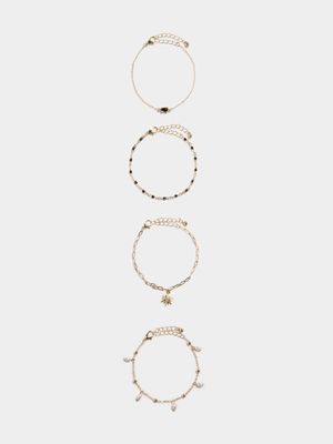 4 Pack Delicate Bracelet