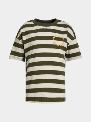 Younger Boys Wide Stripe T-Shirt