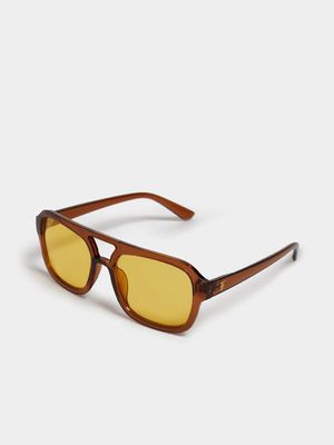 Seventies Retro Aviator Sunglasses