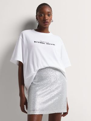 Y&G Sequin Mini Skirt