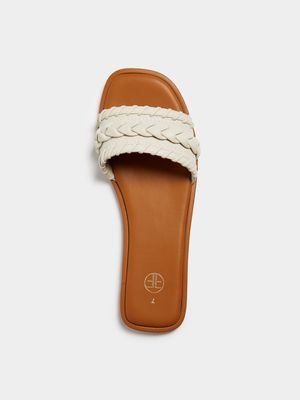 Woven Slip-in Sandals