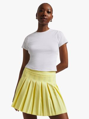 Y&G Pleated Mini Skirt