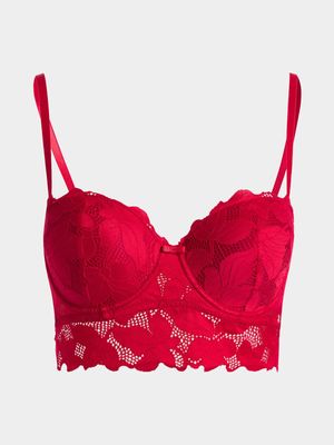 Lace Single Balconette Bra