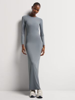 Y&G Polyamide Long Sleeve Maxi Dress