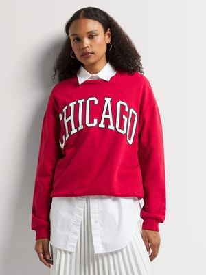 Chicago Graphic Sweat Top