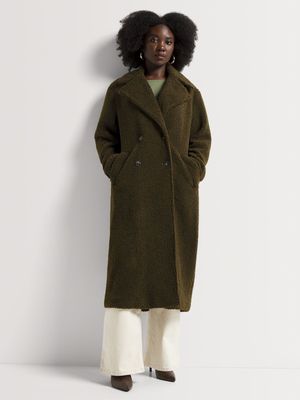 Shearling Lined Longer Length Coat