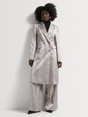 Luella Longer Length Blazer Coat