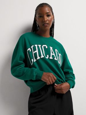 Chicago Graphic Sweat Top