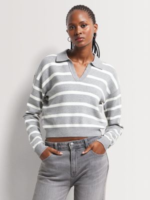 Y&G Johnny Collar Sweater