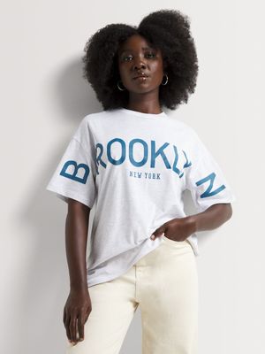 Cotton Oversized Brooklyn T-Shirt
