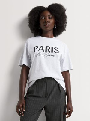 Cotton Oversized Paris T-Shirt