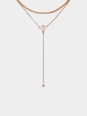 Toggle Lasso Chain Necklace