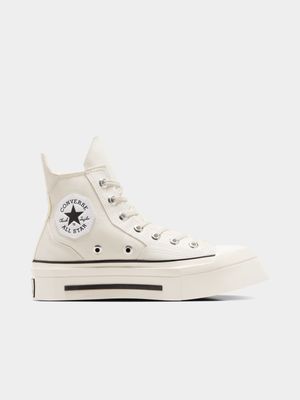 Converse Women's Chuck 70 De Luxe Squered High White Sneaker
