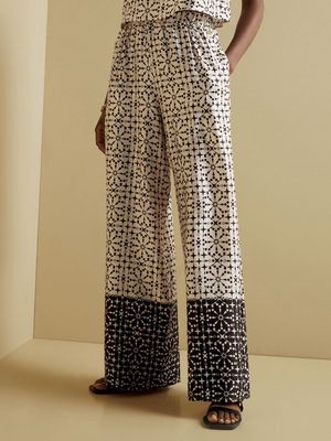 Women's Iconography Co-ord Wide Leg Pants