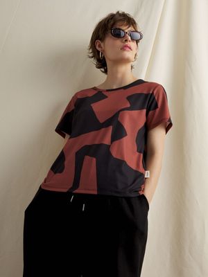 Women's Canvas All Over Printed Tee