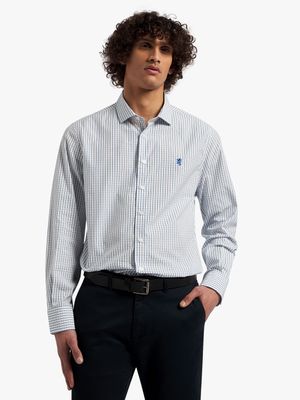 Men's Pringle Blue Frankie Long Sleeve Shirt