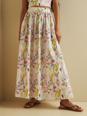 Women's Iconography Co-ord Full Skirt