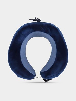 Travelite Blue Foldable Memory Foam Pillow