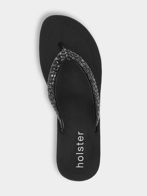 Women's Holster Black Hope Wedge Sandals