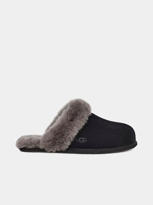 Women's UGG Black & Grey Scuffette II Slippers