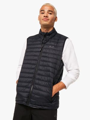 Men's Oakley Black Omni Thermal Lifestyle Puffer Vest