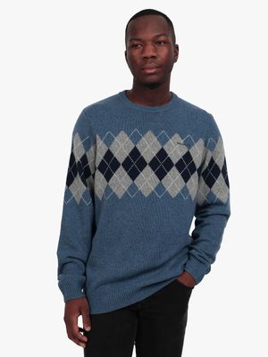 Men's Pringle Cameron Argyle Crewneck Sweater