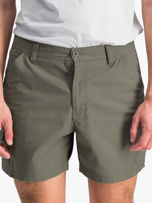 Men's Jeep Green Fixed Waistband Mountain Shorts