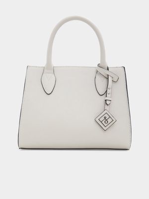 Women's Call It Spring White Tote Handbag