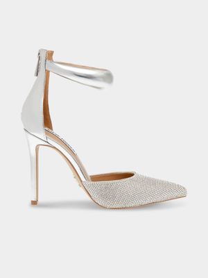 Women's Steve Madden Silver Ele-R Heels