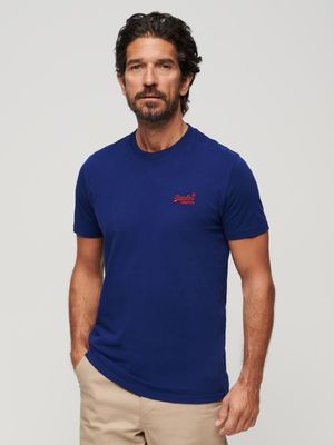 Men's Superdry Dark Blue Organic Cotton  T-Shirt