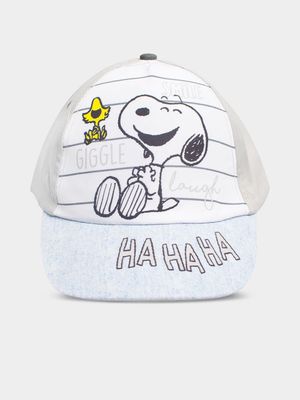 Snoopy Grey Peak Cap