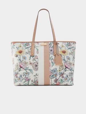 Women's ALDO Pastel Multi Tote Handbag