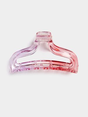 Girl's Pink Ombre Claw Clip